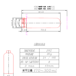 SH10026R Preform and Bottles