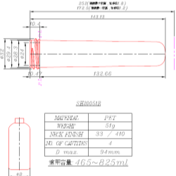 SH20051R Preform and Bottles