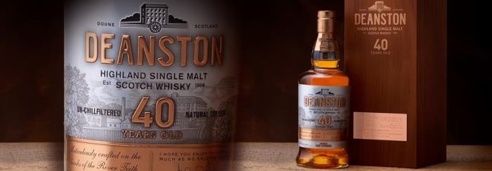 Deanston unveils 40-year-old Highland single malt in a unique glass bottle from Allied