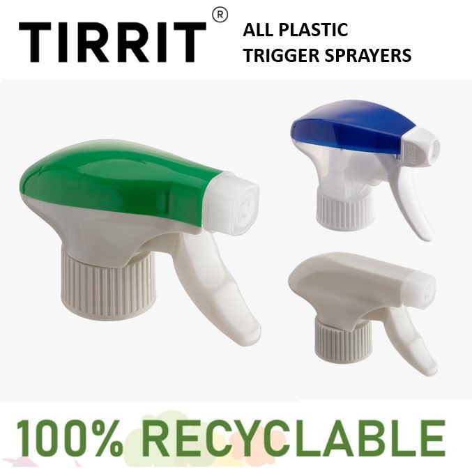 Meet Tirrits 100% Recyclable All Plastic Trigger Sprayers