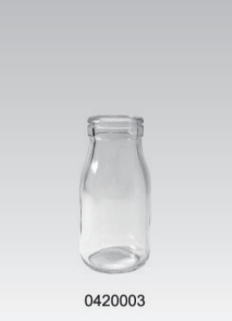 Clear Glass Drink Bottle - 0420003