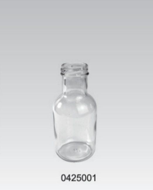 Clear Glass Drink Bottle - 0425001