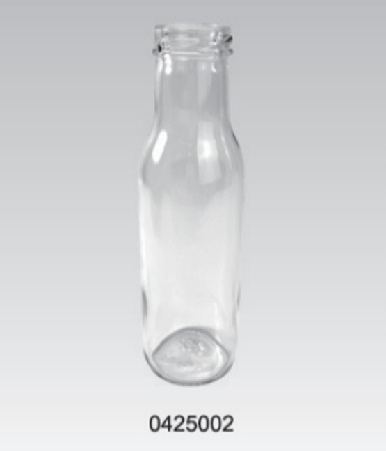 Clear Glass Drink Bottle - 0425002