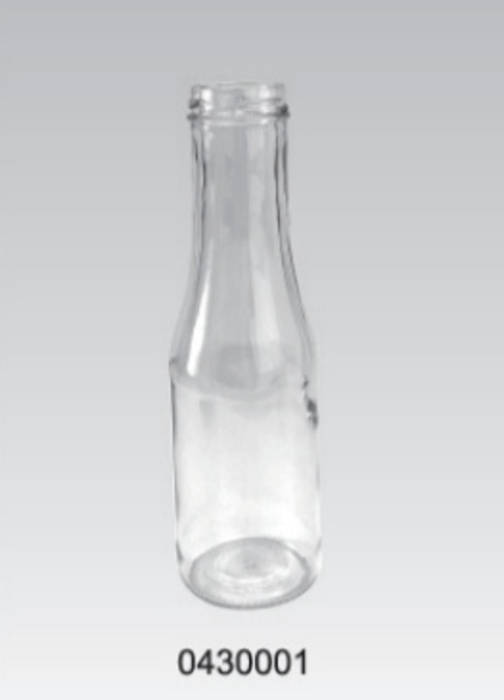 Clear Glass Drink Bottle - 0430001