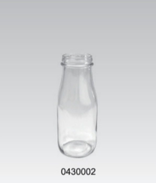 Clear Glass Drink Bottle - 0430002