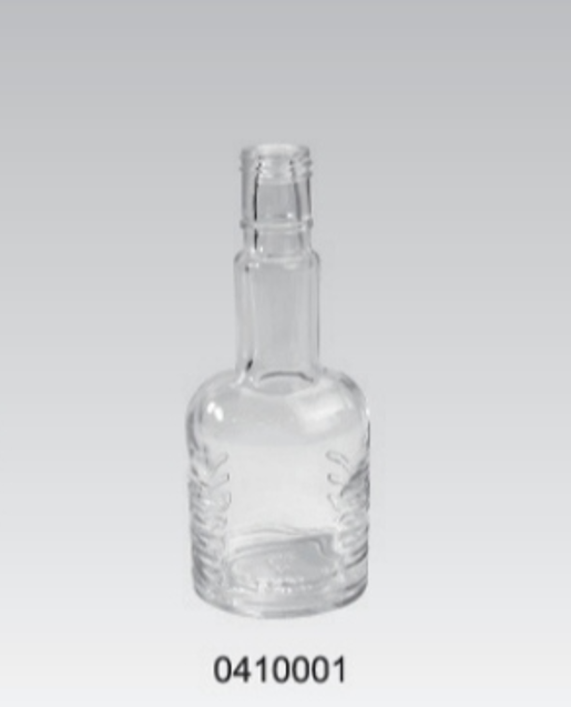 Clear Glass Drink Bottle - 0410001