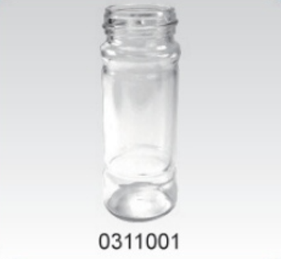 Clear Glass Sauce Bottle - 0311001