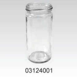 Clear Glass Sauce Bottle - 03124001