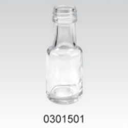 Clear Glass Sauce Bottle - 0301501