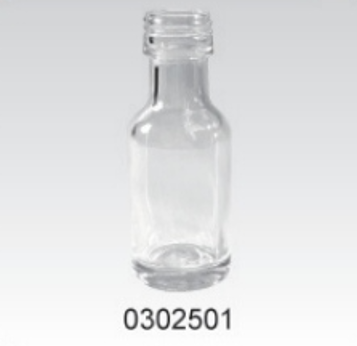 Clear Glass Sauce Bottle - 0302501