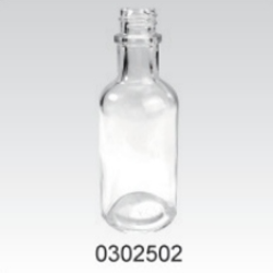 Clear Glass Sauce Bottle - 0302502