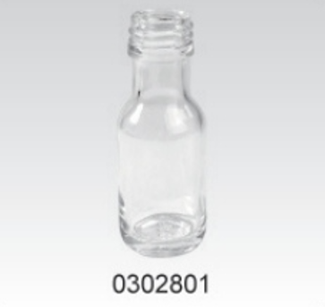 Clear Glass Sauce Bottle - 0302801