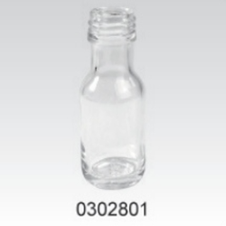 Clear Glass Sauce Bottle - 0302801