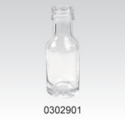 Clear Glass Sauce Bottle - 0302901