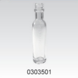 Clear Glass Sauce Bottle - 0303501