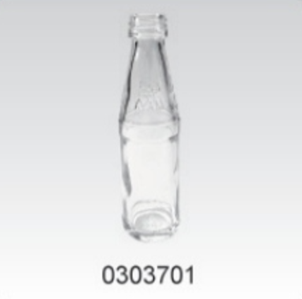 Clear Glass Sauce Bottle - 0303701