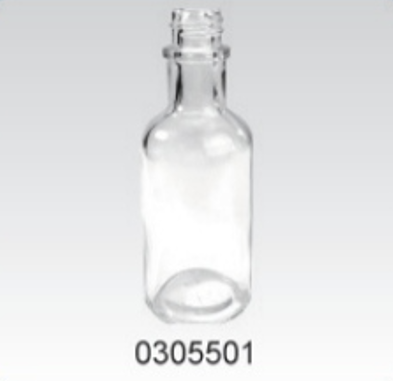 Clear Glass Sauce Bottle - 0305501