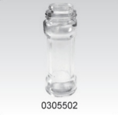 Clear Glass Sauce Bottle - 0305502