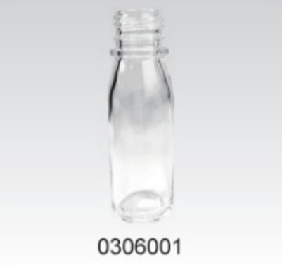 Clear Glass Sauce Bottle - 0306001