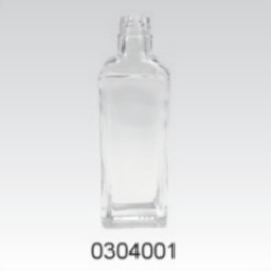 Clear Glass Sauce Bottle - 0304001