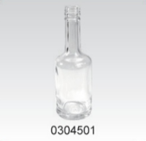 Clear Glass Sauce Bottle - 0304501