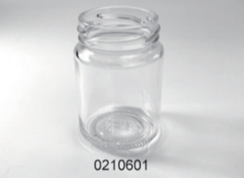 Clear Glass Food Jar - 0210601