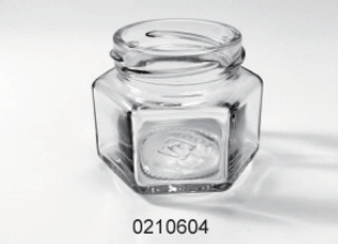 Clear Glass Food Jar - 0210604