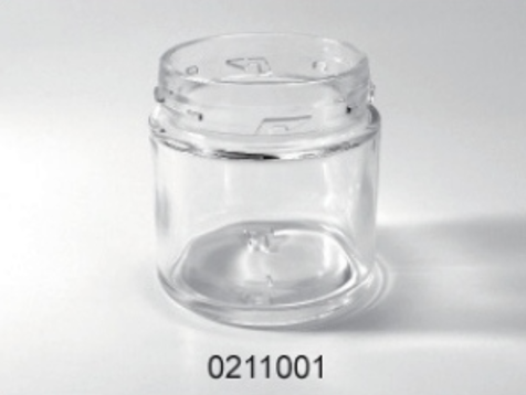 Clear Glass Food Jar - 0211001