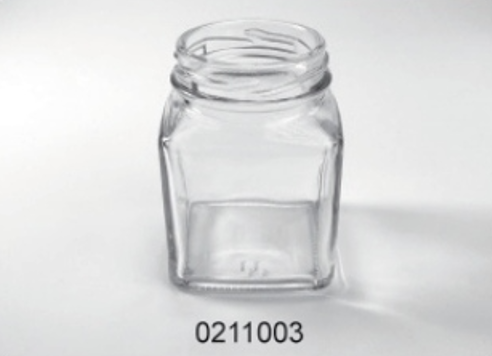 Clear Glass Food Jar - 0211003