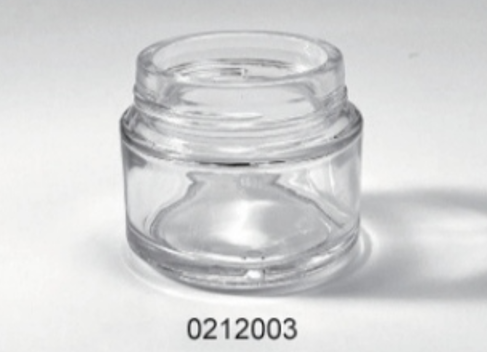 Clear Glass Food Jar - 0212003