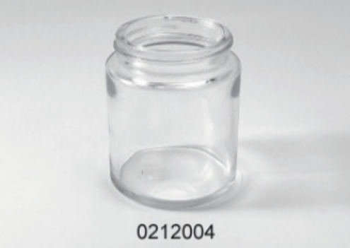 Clear Glass Food Jar - 0212004