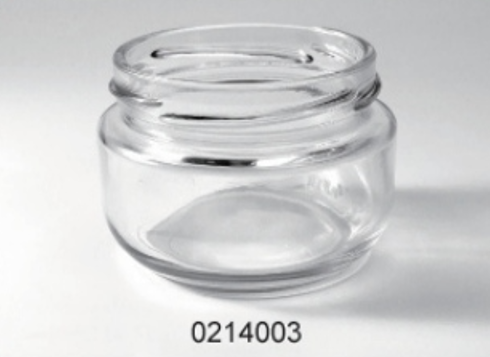 Clear Glass Food Jar - 0214003