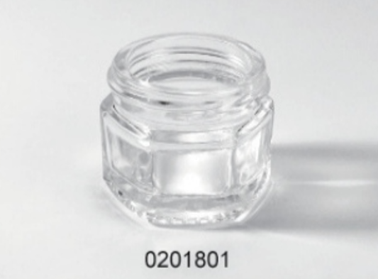 Clear Glass Food Jar - 0201801