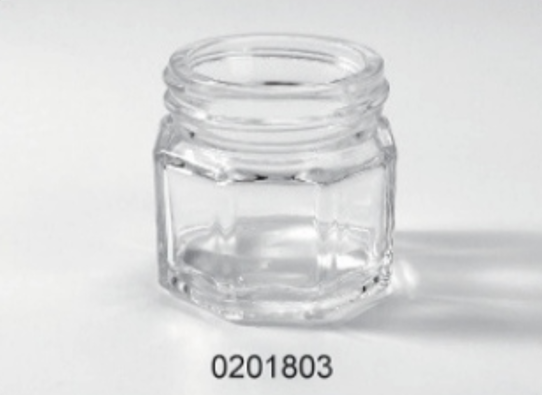 Clear Glass Food Jar - 0201803