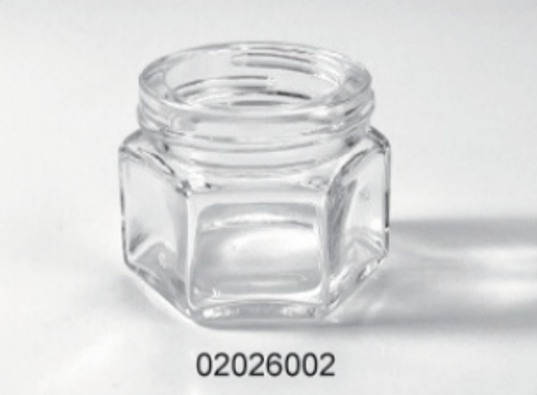 Clear Glass Food Jar - 02026002