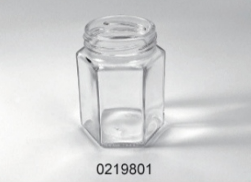 Clear Glass Food Jar - 0219801