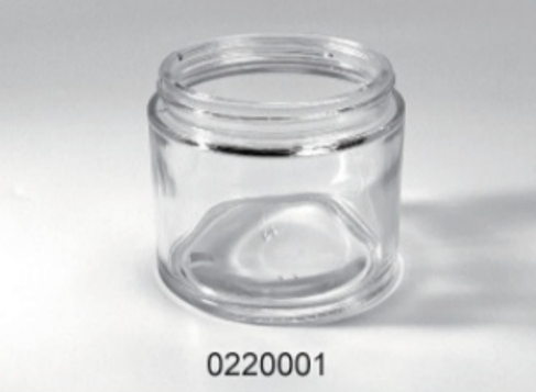 Clear Glass Food Jar - 0220001