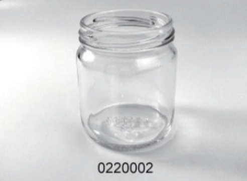 Clear Glass Food Jar - 0220002