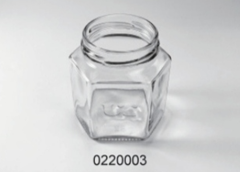 Clear Glass Food Jar - 0220003