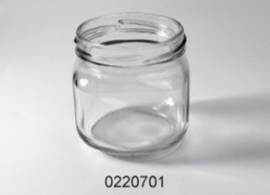 Clear Glass Food Jar - 0220701