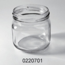 Clear Glass Food Jar - 0220701