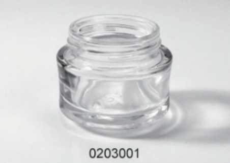 Clear Glass Food Jar - 0203001