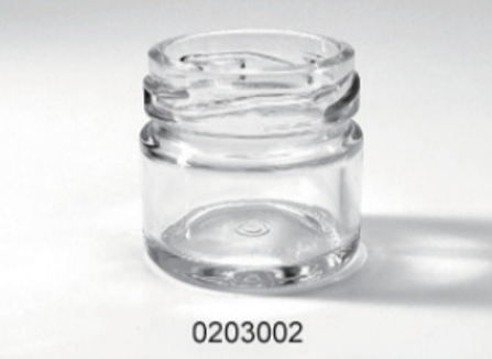 Clear Glass Food Jar - 0203002