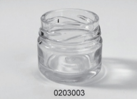 Clear Glass Food Jar - 0203003