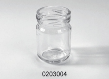 Clear Glass Food Jar - 0203004