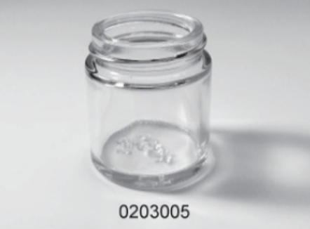 Clear Glass Food Jar - 0203005