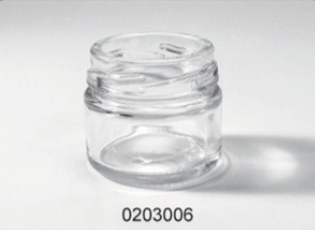 Clear Glass Food Jar - 0203006