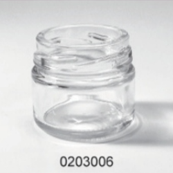 Clear Glass Food Jar - 0203006