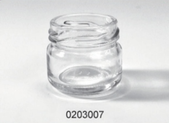 Clear Glass Food Jar - 0203007