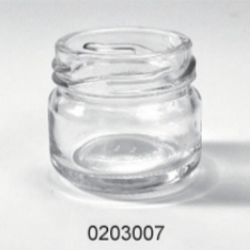 Clear Glass Food Jar - 0203007